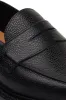 The Ellis Penny Loafer, Onyx, Vibram 1757 Lug Sole sold by Blackstock & Weber