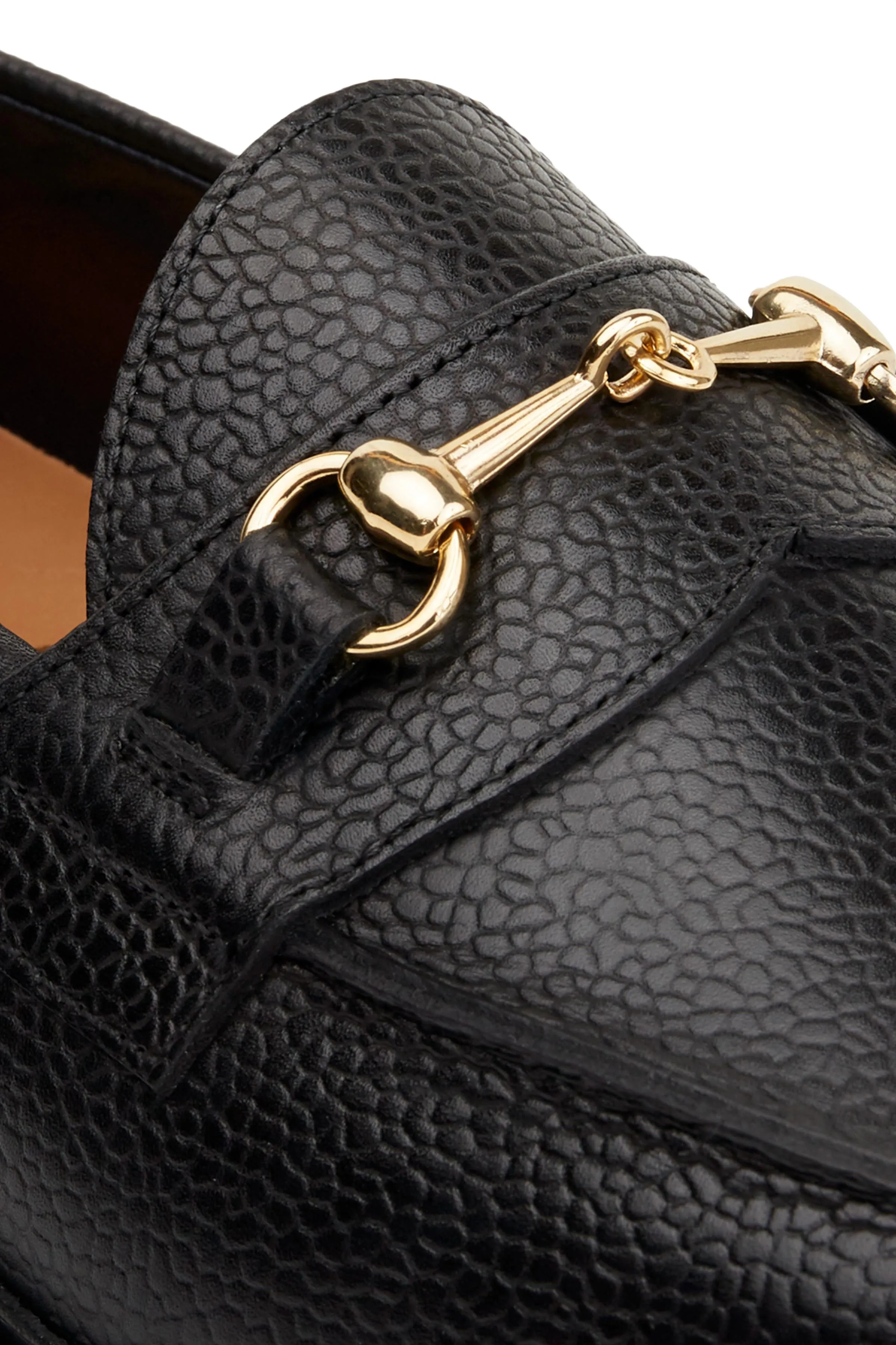 The Mason Horse Bit Loafer, Onyx, Vibram 1757 Lug Sole sold by Blackstock & Weber product image thumbnail 5