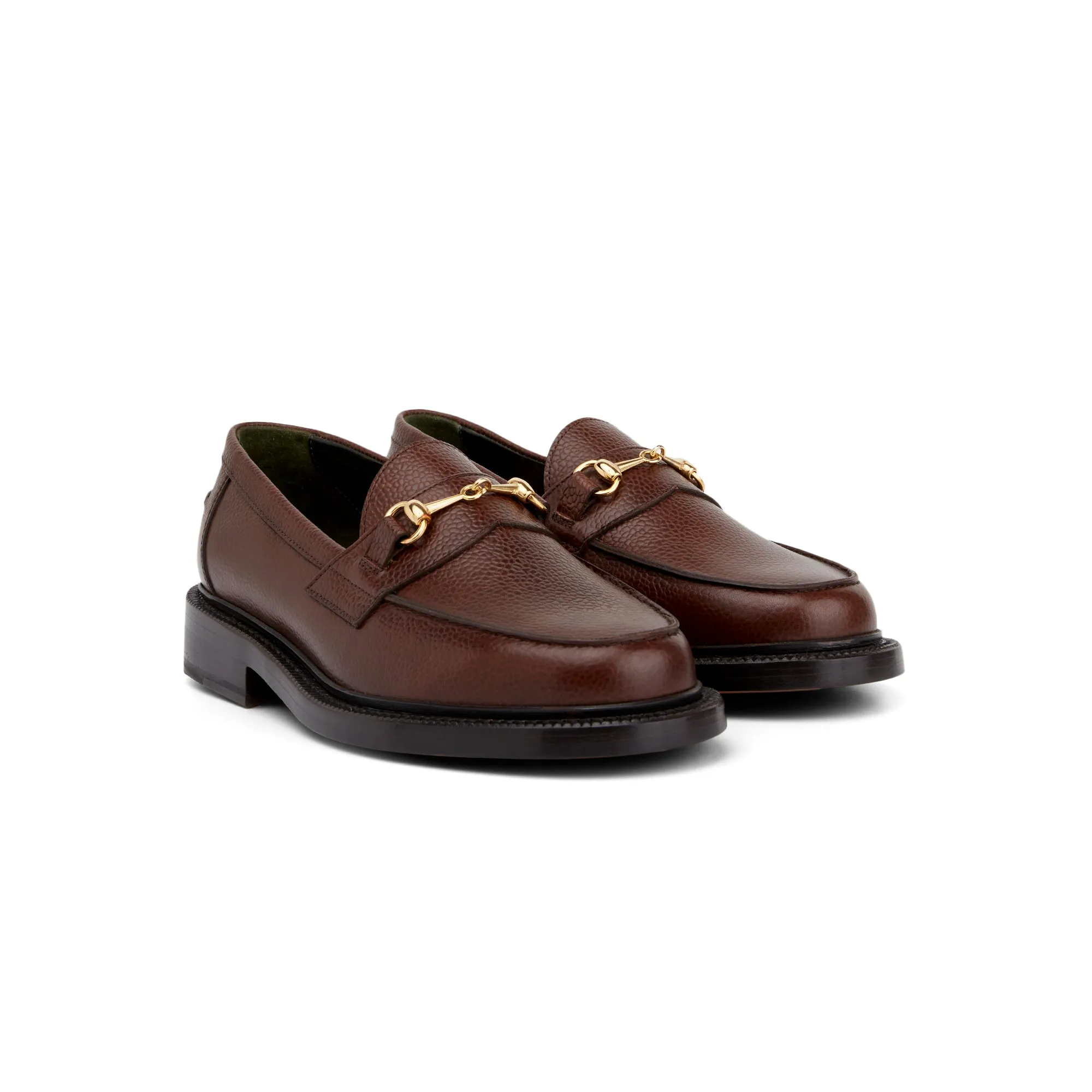 The Mason Horse Bit Loafer, Chocolate sold by Blackstock & Weber