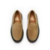 The Ellis Penny Loafer, Almond, Vibram 1757 Lug Sole sold by Blackstock & Weber