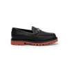 The Mason Horse Bit Loafer, Onyx/Clay, Lug Sole sold by Blackstock & Weber