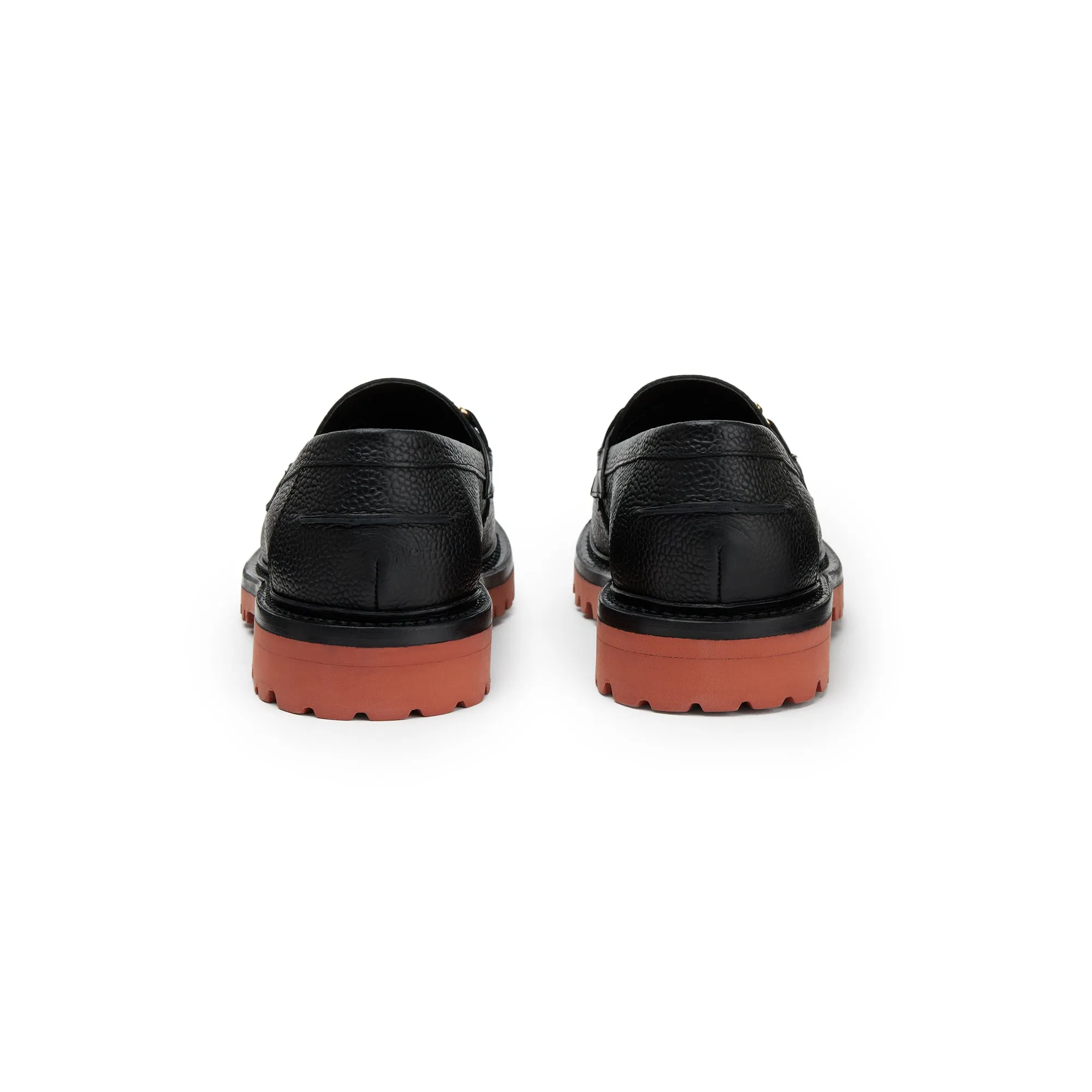 The Mason Horse Bit Loafer, Onyx/Clay, Lug Sole sold by Blackstock & Weber product image thumbnail 4