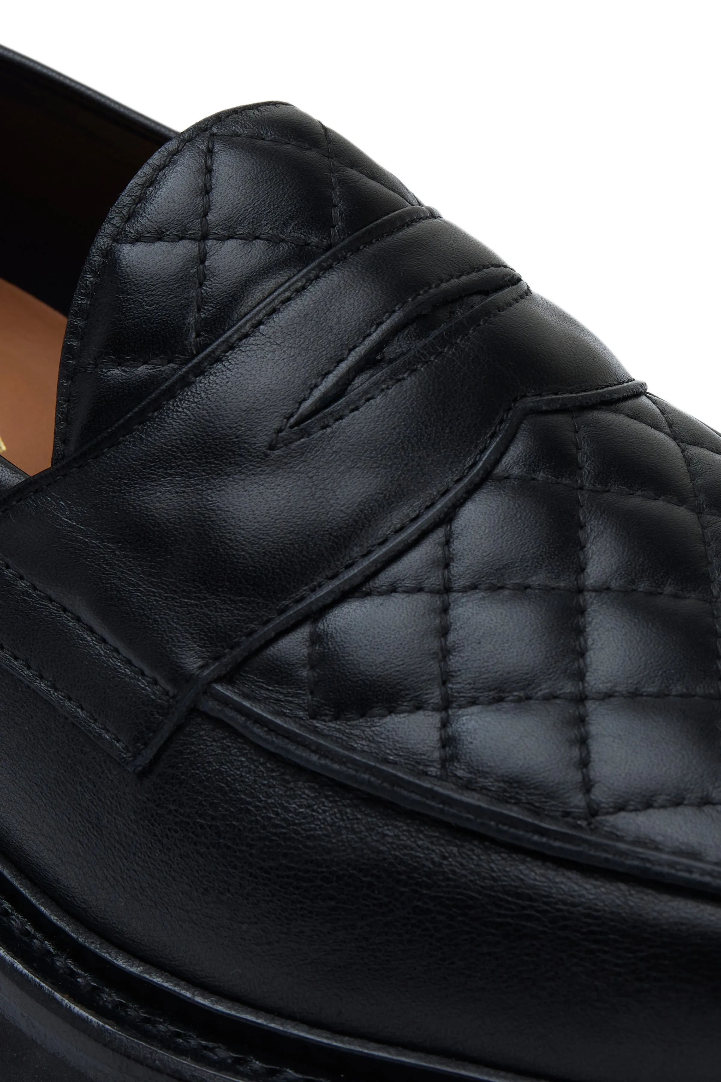 The Ellis Penny Loafer, Caviar Quilt, Lug Sole sold by Blackstock & Weber product image thumbnail 5