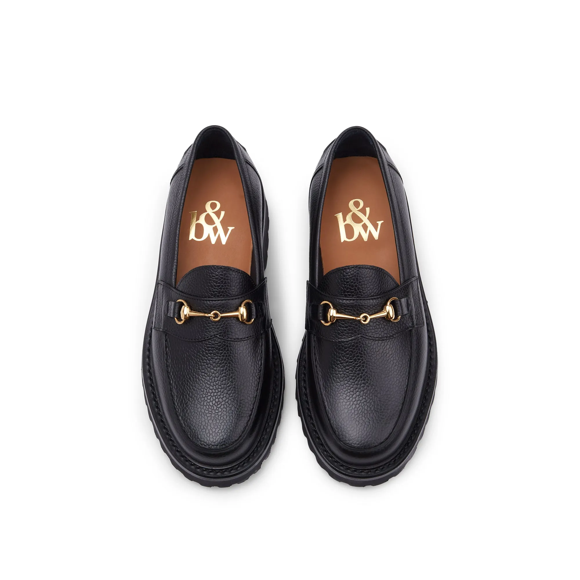 The Mason Horse Bit Loafer, Onyx, Lug Sole sold by Blackstock & Weber product image thumbnail 3