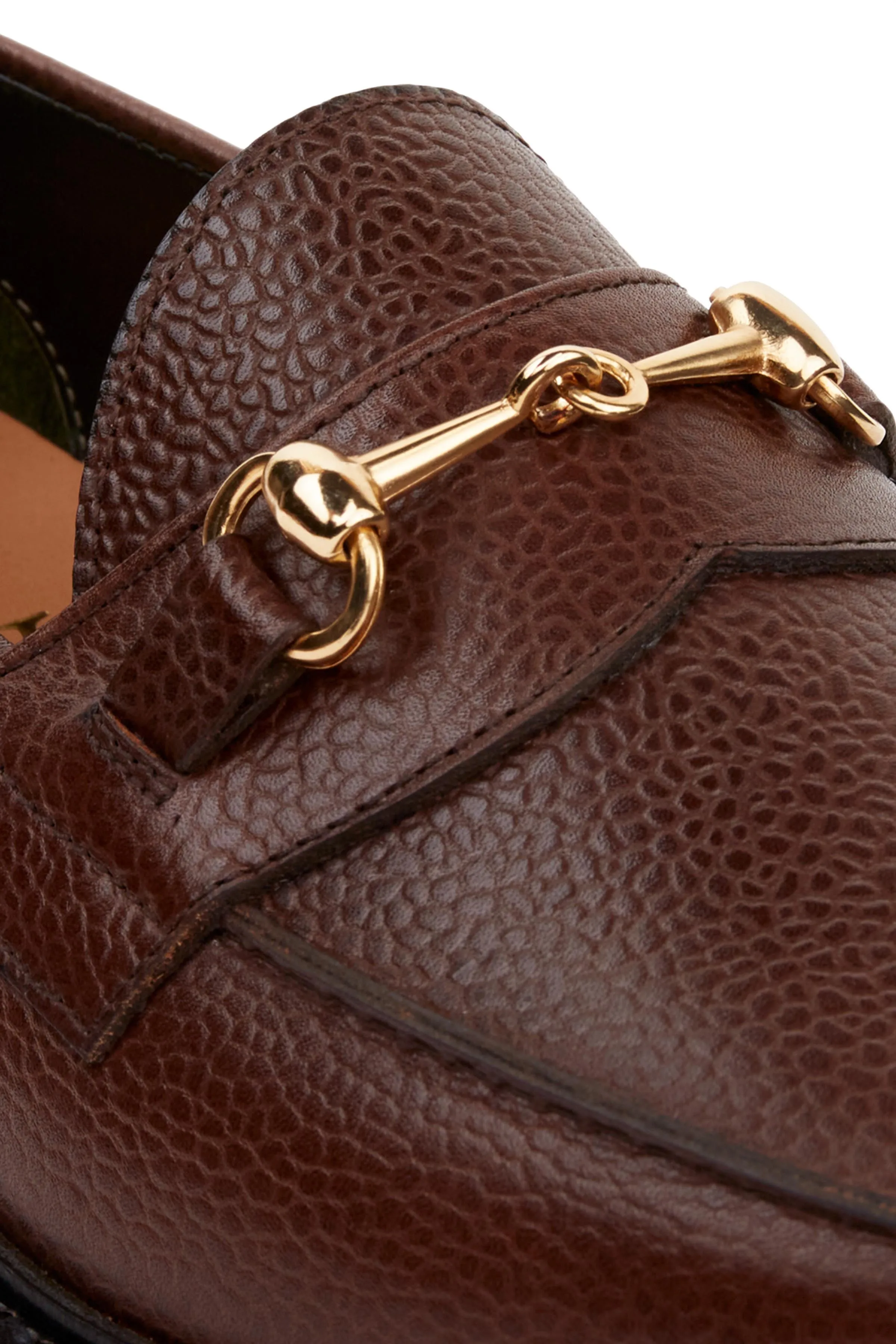 The Mason Horse Bit Loafer, Chocolate, Lug Sole sold by Blackstock & Weber product image thumbnail 5