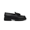 The Clásico Tassel Loafer, Onyx, Lug Sole sold by Blackstock & Weber