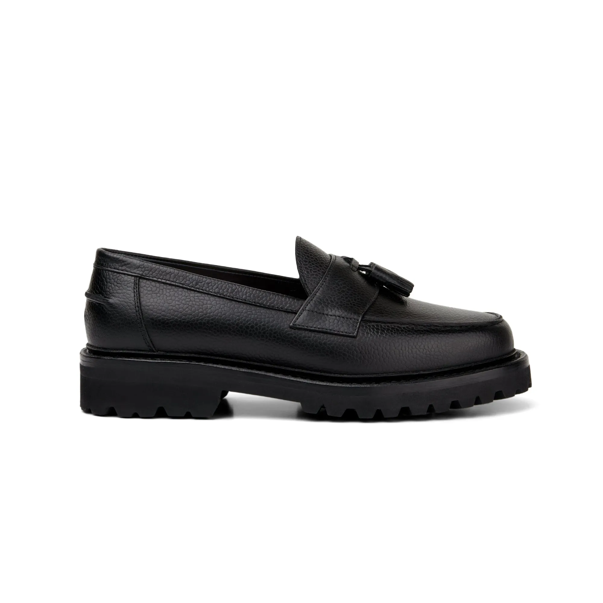 The Clásico Tassel Loafer, Onyx, Lug Sole sold by Blackstock & Weber product image thumbnail 2