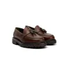 The Clásico Tassel Loafer, Chocolate, Lug Sole sold by Blackstock & Weber