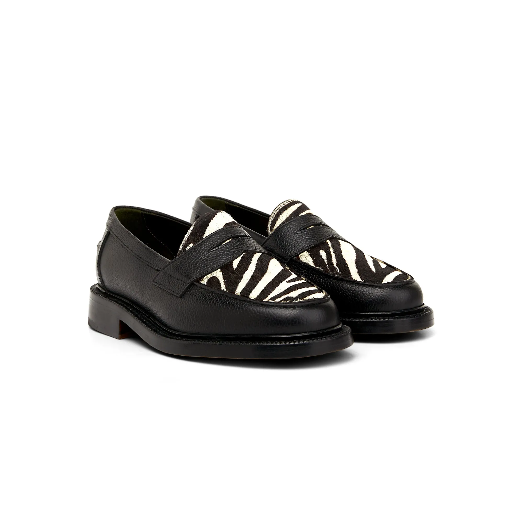 The Ellis Penny Loafer, Zebra sold by Blackstock & Weber