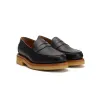 The Ellis Penny Loafer, Onyx, Crepe sold by Blackstock & Weber