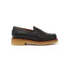 The Ellis Penny Loafer, Onyx, Crepe sold by Blackstock & Weber