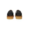 The Ellis Penny Loafer, Onyx, Crepe sold by Blackstock & Weber