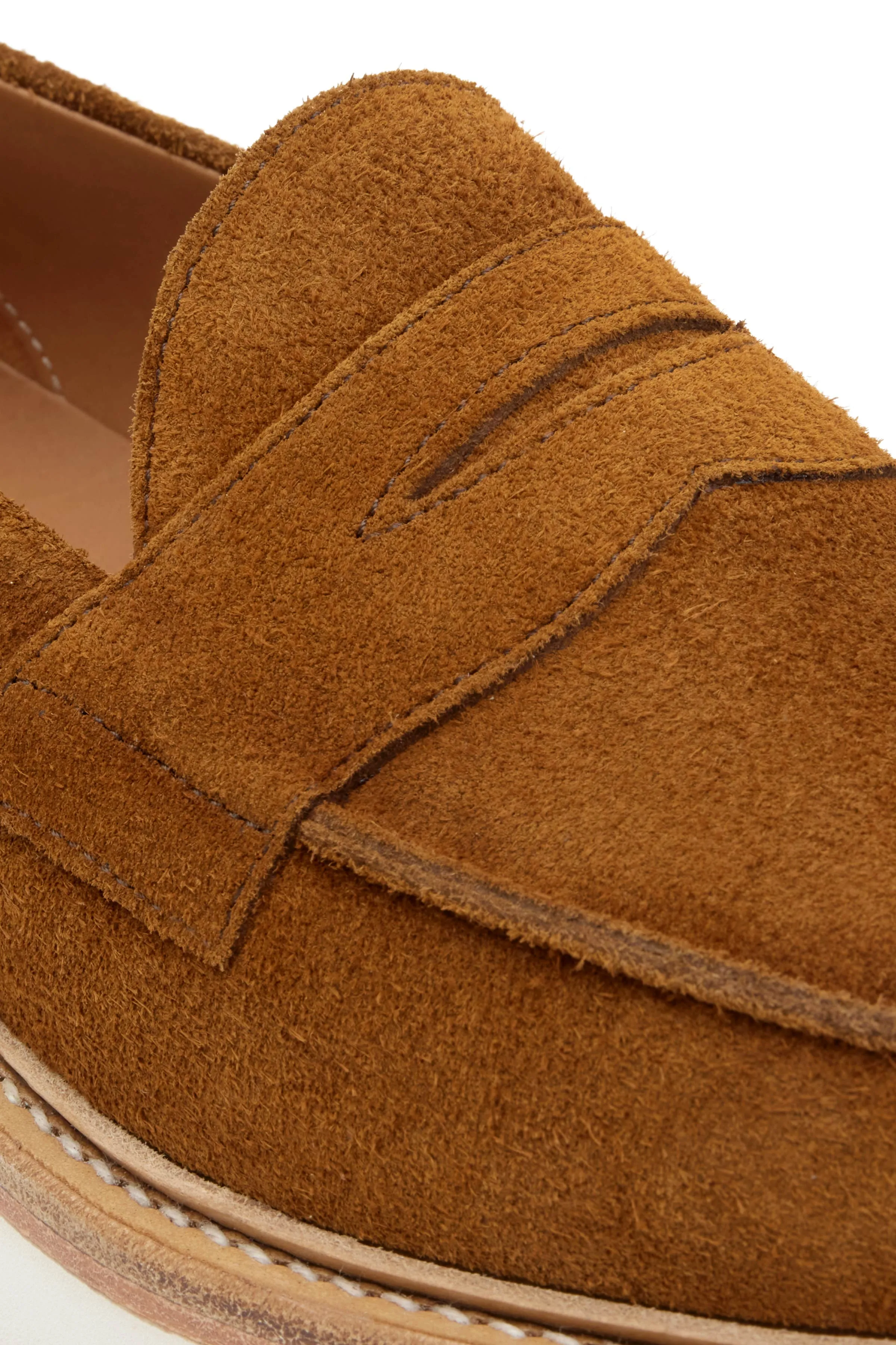 The Ellis Penny Loafer, Tobacco, Vibram Christy Sole sold by Blackstock & Weber product image thumbnail 5