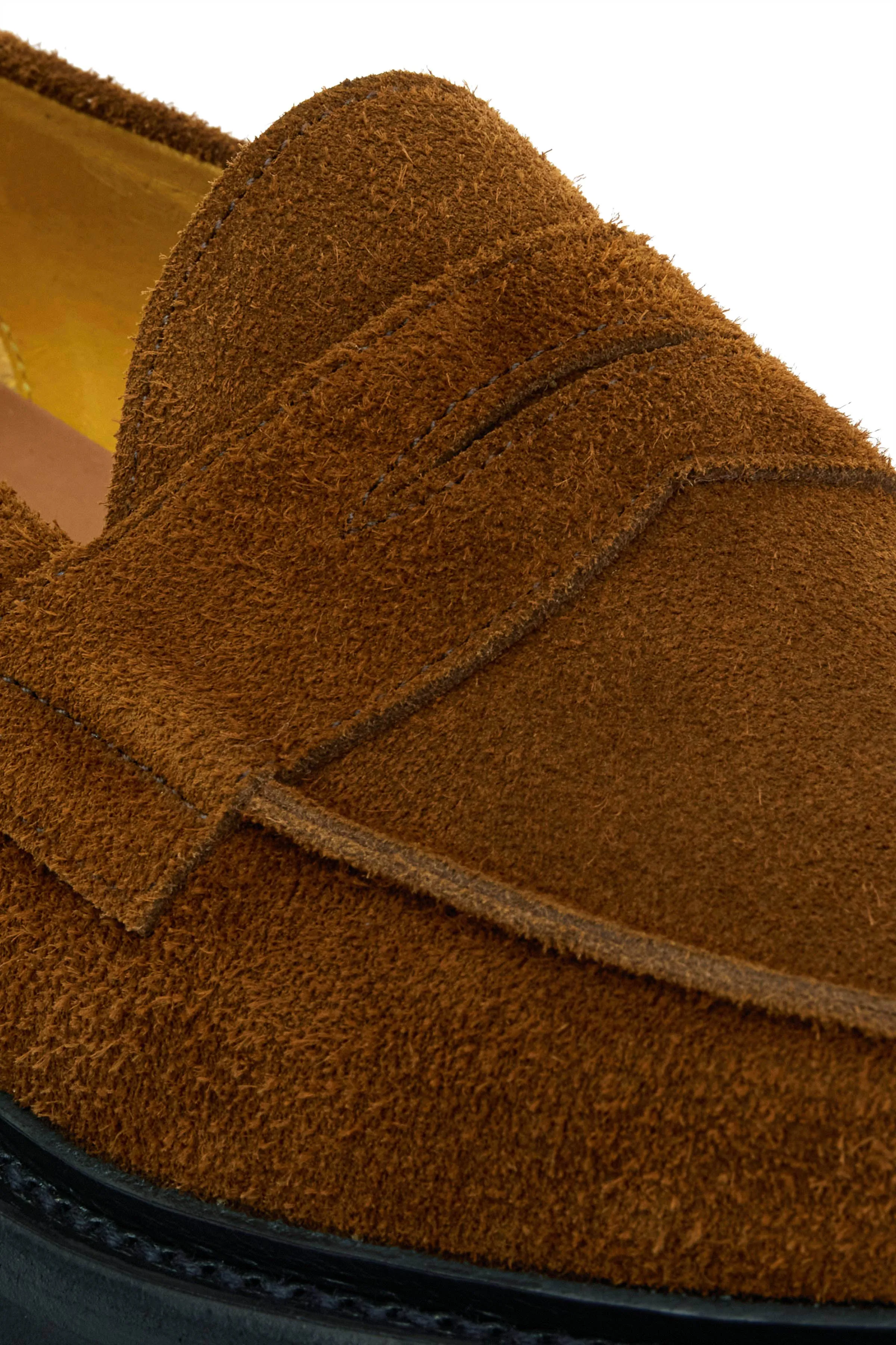 The Ellis Penny Loafer, Tobacco, Vibram 1757 Lug Sole sold by Blackstock & Weber product image thumbnail 5