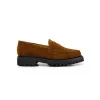 The Ellis Penny Loafer, Tobacco, Vibram 1757 Lug Sole sold by Blackstock & Weber