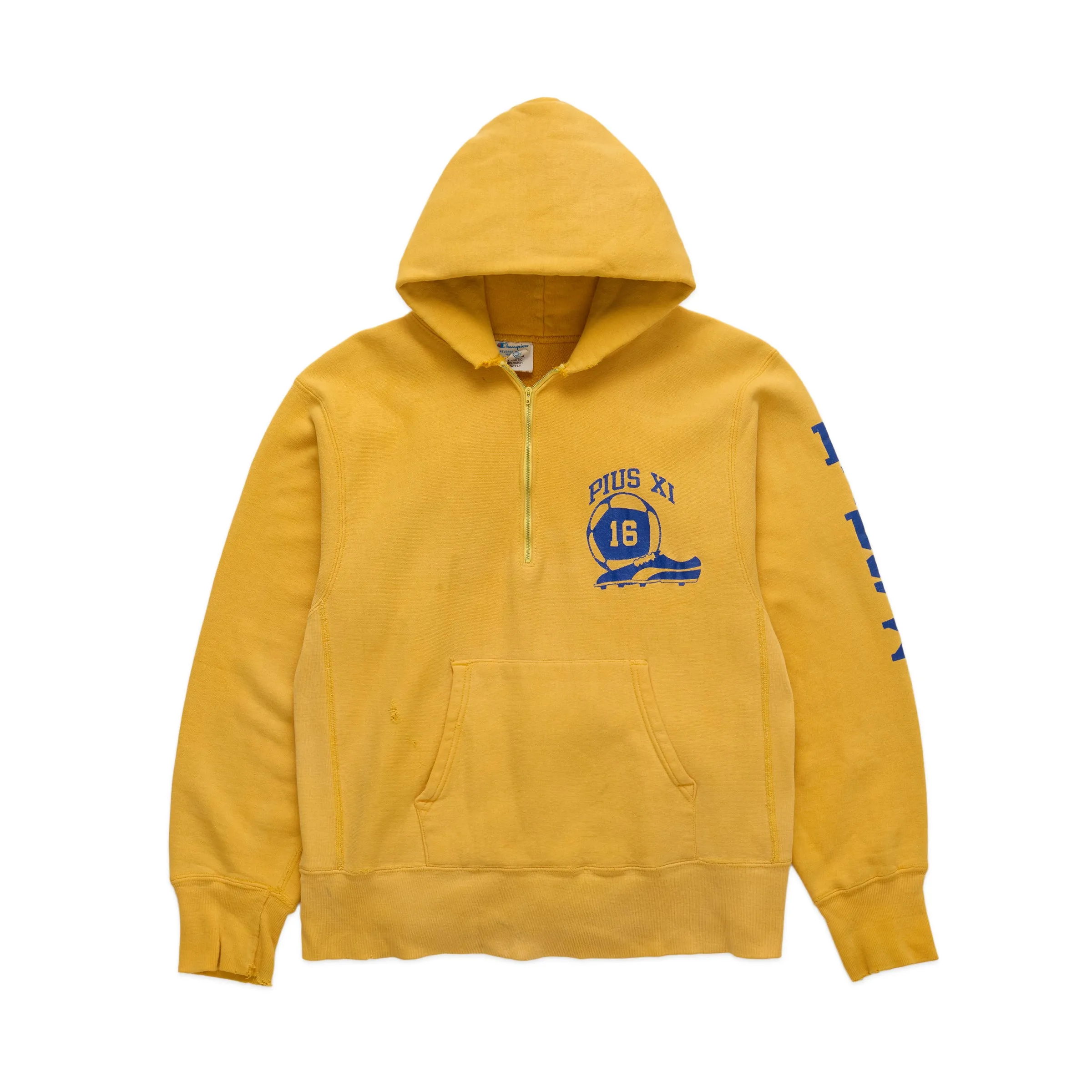 Pius XI Champion Quarter Zip Hoodie sold by Blackstock & Weber