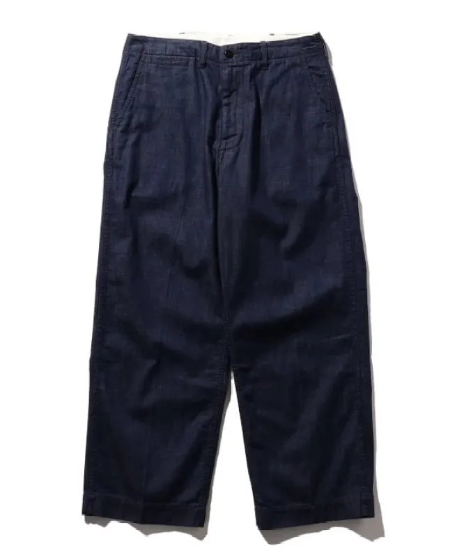 Beams Plus Military Trouser, Denim sold by Blackstock & Weber
