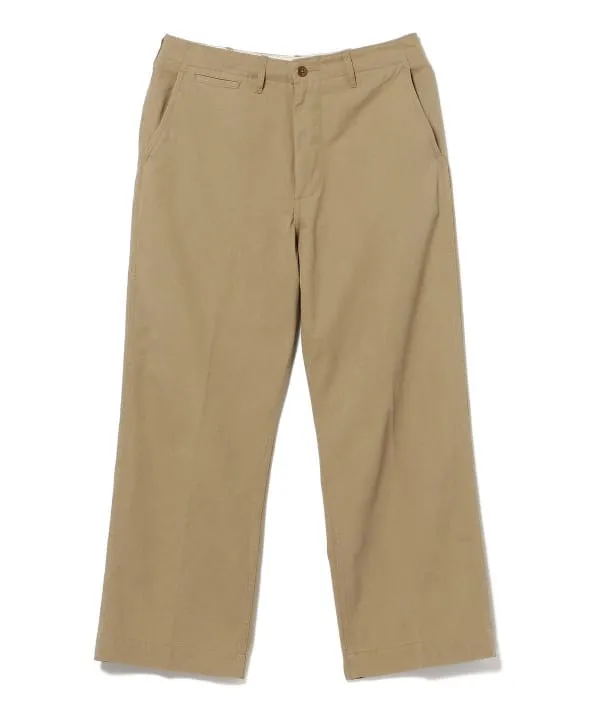 Beams Plus Twill Military Trousers, Khaki sold by Blackstock & Weber