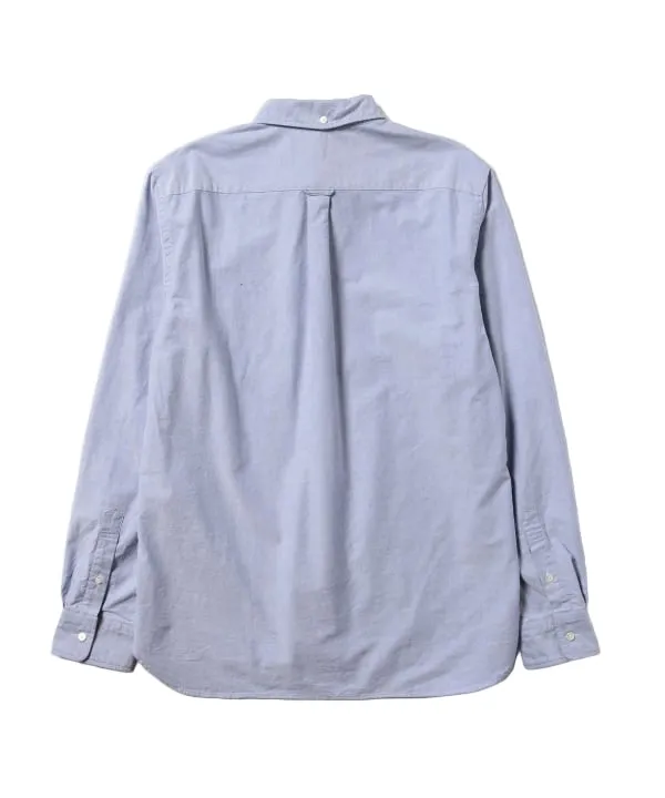 Beams Plus Button Down Oxford, Blue sold by Blackstock & Weber product image thumbnail 2