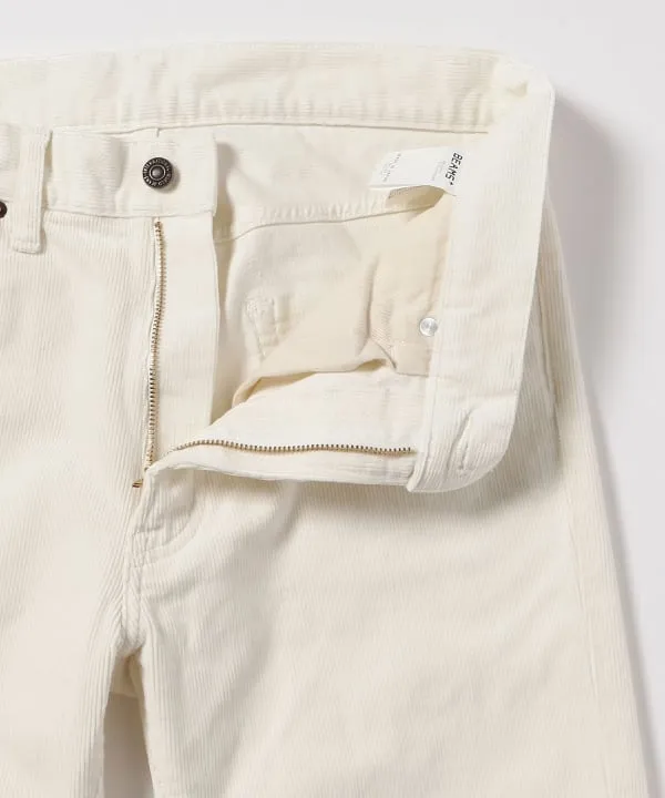 Beams Plus 5 Pocket Corduroy, White sold by Blackstock & Weber product image thumbnail 3