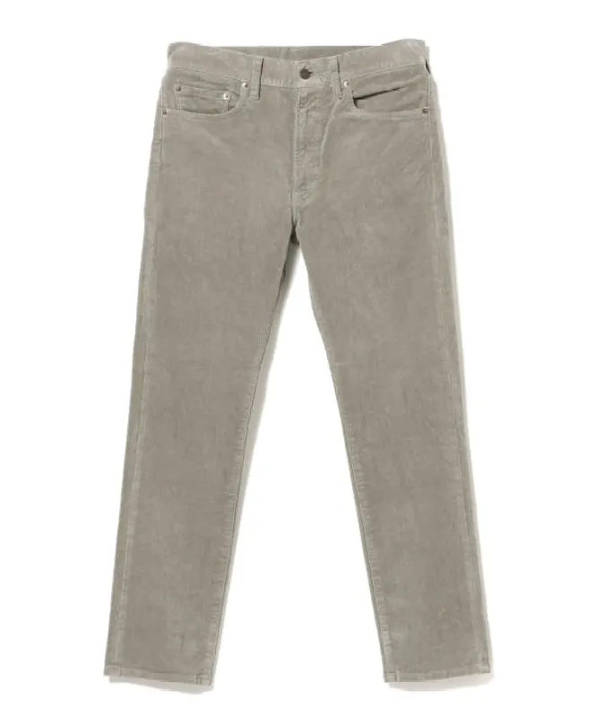 Beams Plus 5 Pocket Corduroy, Lt. Grey sold by Blackstock & Weber