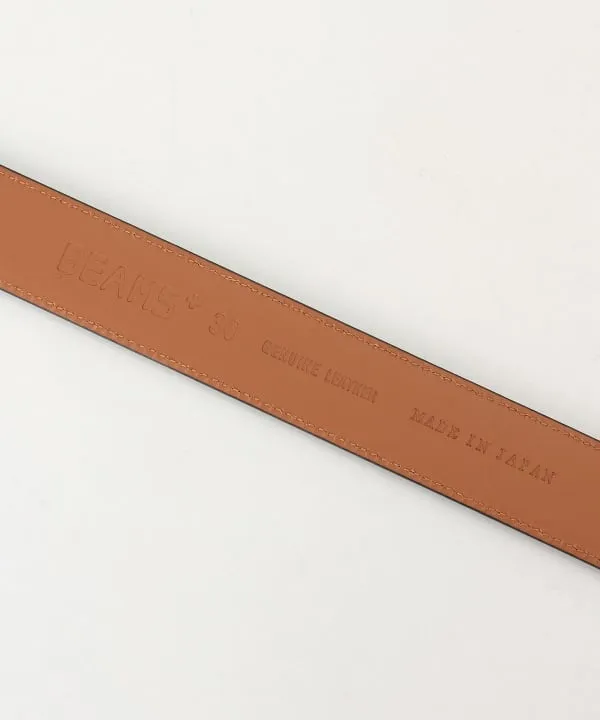 Beams Plus Leather Belt, Black sold by Blackstock & Weber product image thumbnail 5