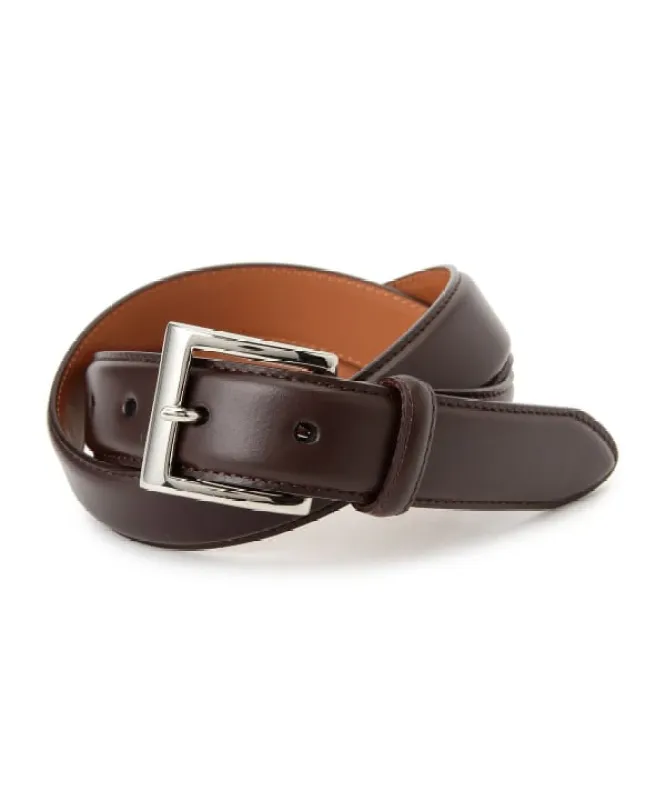 Beams Plus Leather Belt, Brown sold by Blackstock & Weber