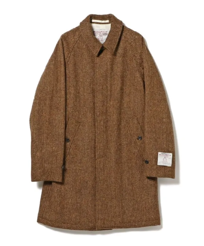 Beams Plus Balmacaan Collar Coat, Lt. Brown sold by Blackstock & Weber