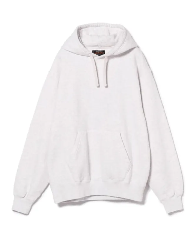 Beams Plus Raised Back Hoodie, Ash sold by Blackstock & Weber