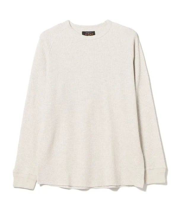Beams Plus Waffle Crew Thermal, Oatmeal sold by Blackstock & Weber