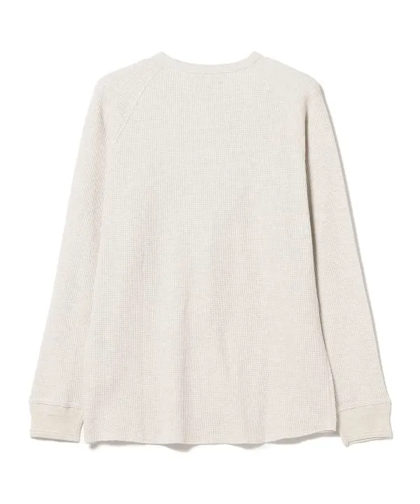 Beams Plus Waffle Crew Thermal, Oatmeal sold by Blackstock & Weber product image thumbnail 2