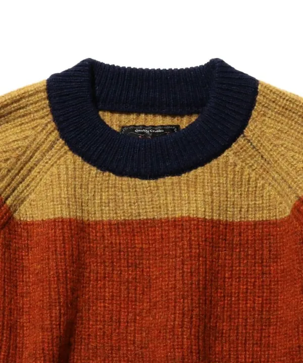 Beams Plus Multi Stripe 5G Sweater sold by Blackstock & Weber product image thumbnail 3