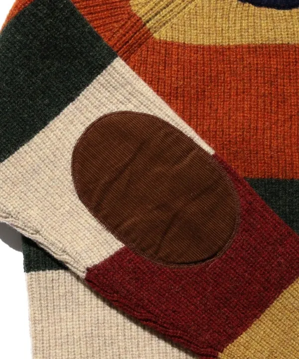 Beams Plus Multi Stripe 5G Sweater sold by Blackstock & Weber product image thumbnail 4