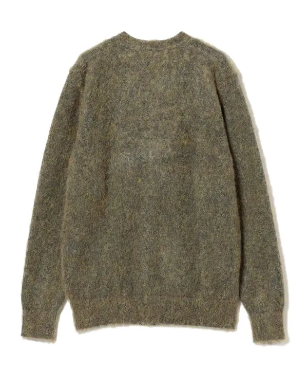 Beams Plus Stretch Mohair Cardigan, Green sold by Blackstock & Weber product image thumbnail 2