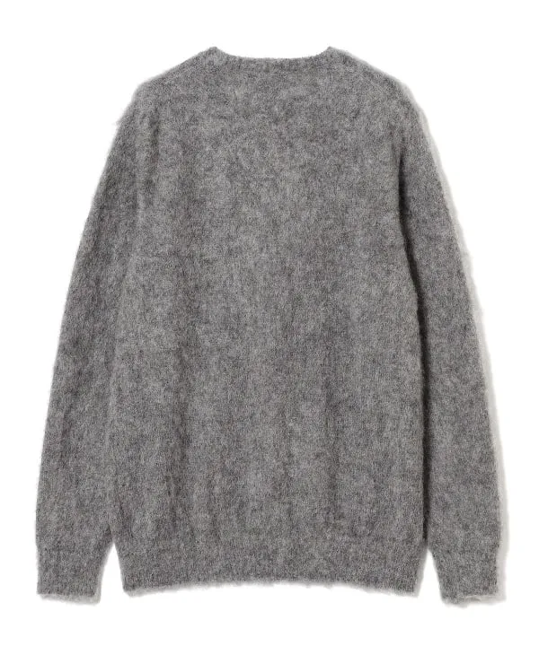 Beams Plus Stretch Mohair Crewneck, Grey sold by Blackstock & Weber product image thumbnail 2