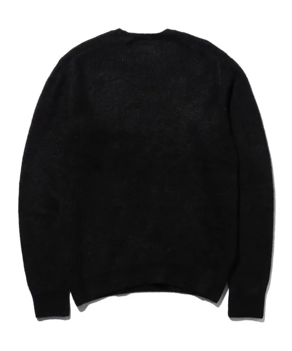 Beams Plus Garter Stitch 7G Sweater, Black sold by Blackstock & Weber product image thumbnail 3