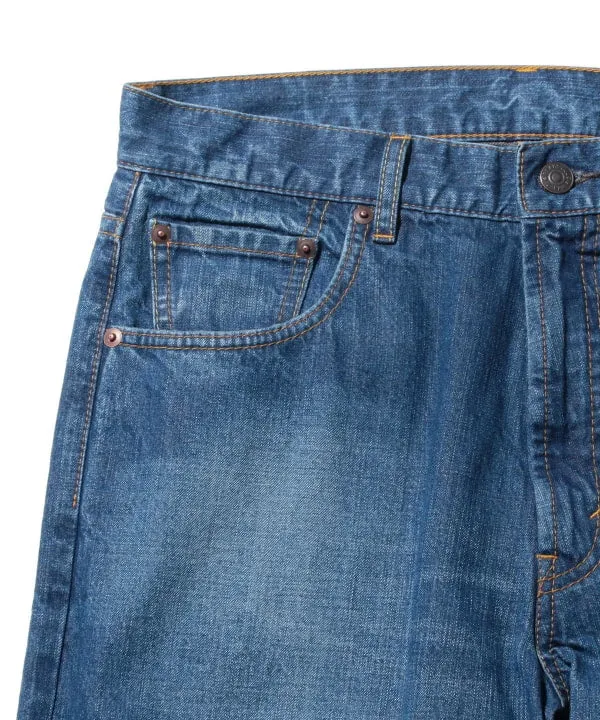 Beams Plus 5 Pocket Wide Denim, Used Wash sold by Blackstock & Weber product image thumbnail 5