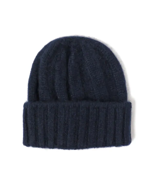 Beams Plus Cashmere Rib Watch Cap, Navy sold by Blackstock & Weber