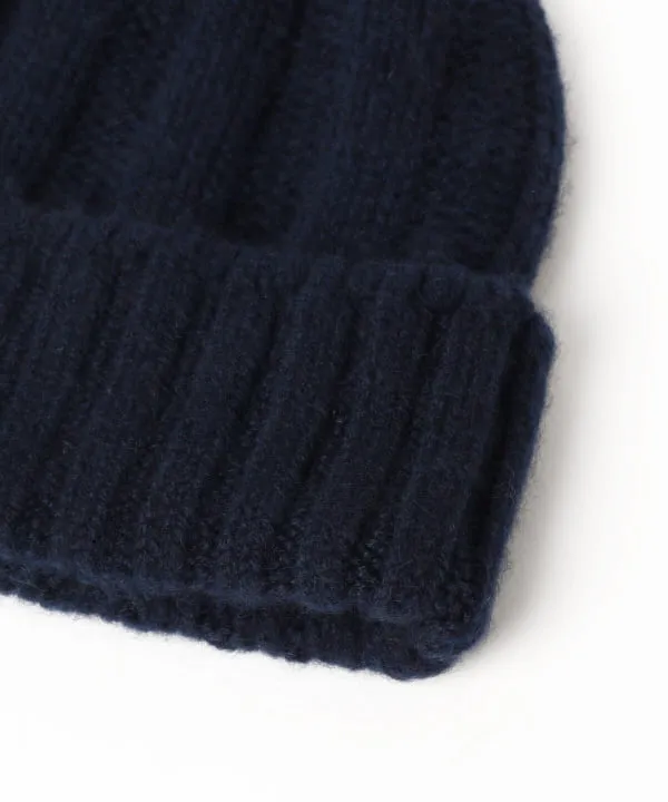 Beams Plus Cashmere Rib Watch Cap, Navy sold by Blackstock & Weber product image thumbnail 2