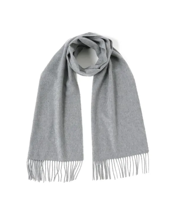 Beams Plus Solid Cashmere Scarf, Grey sold by Blackstock & Weber