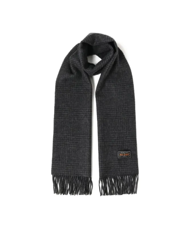 Beams Plus Reversible Cashmere Scarf, Grey sold by Blackstock & Weber