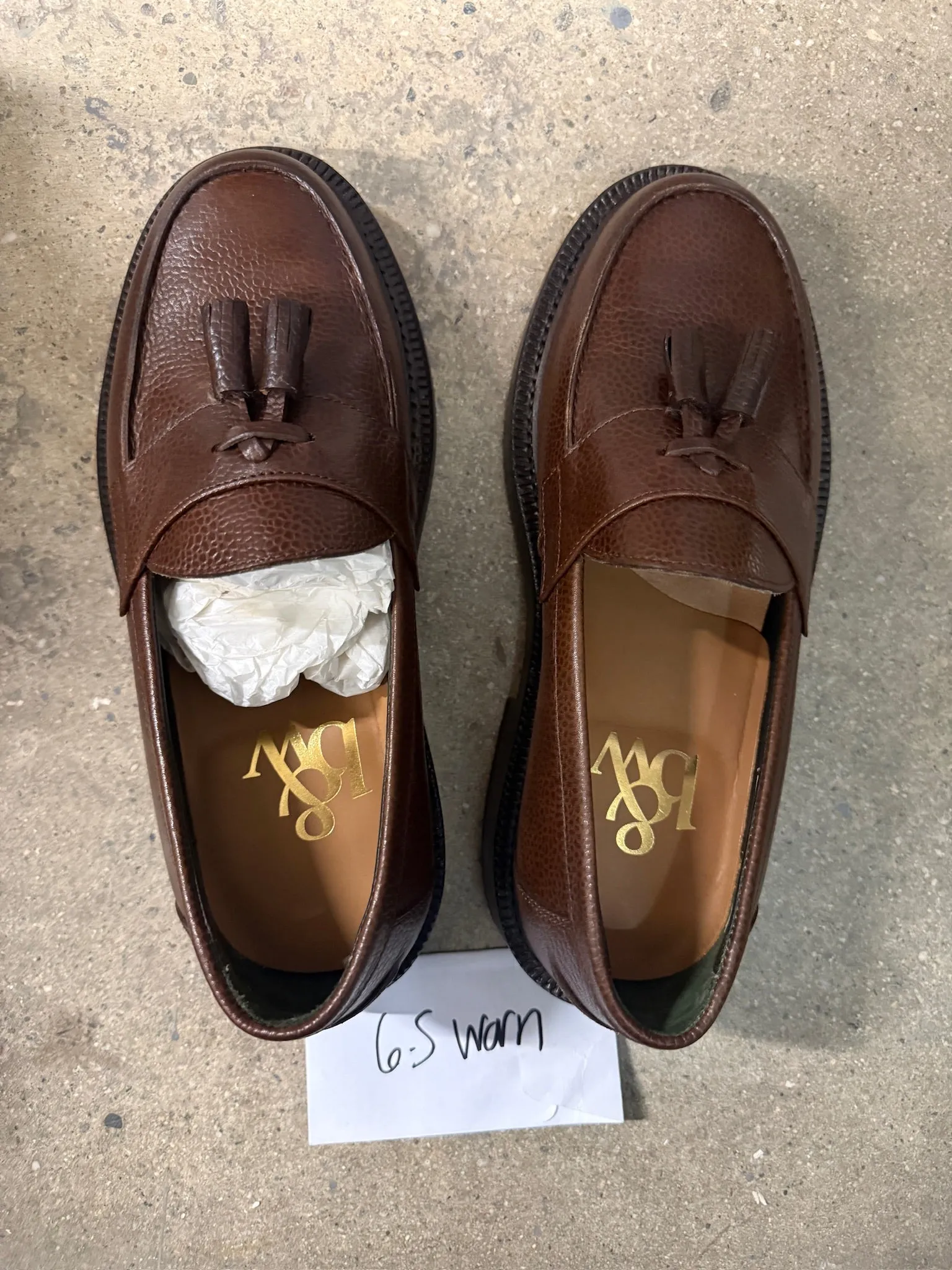The Clásico Tassel Loafer, Size 6.5 sold by Blackstock & Weber
