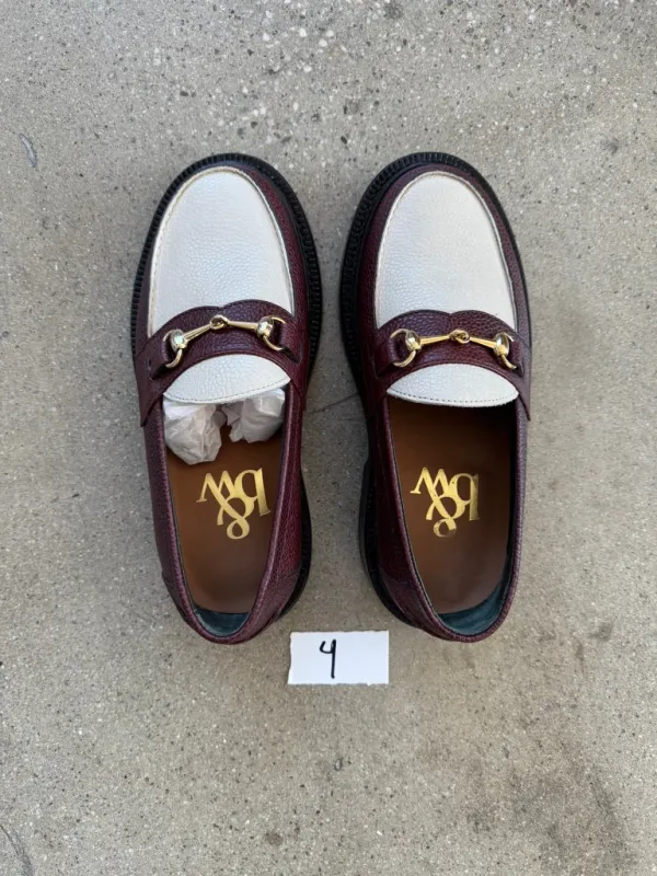 The Mason Horse Bit Loafer, Size 4 made by Blackstock & Weber