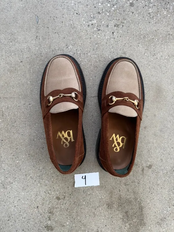 The Mason Horse Bit Loafer, Size 4 made by Blackstock & Weber