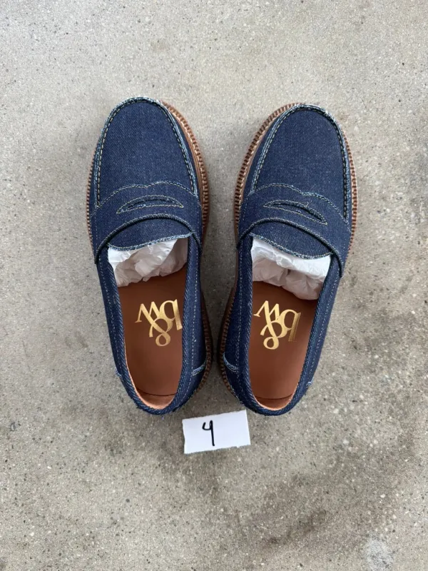 The Ellis Penny Loafer, Size 4 made by Blackstock & Weber