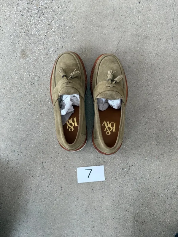 The Clásico Tassel Loafer, Size 7 made by Blackstock & Weber