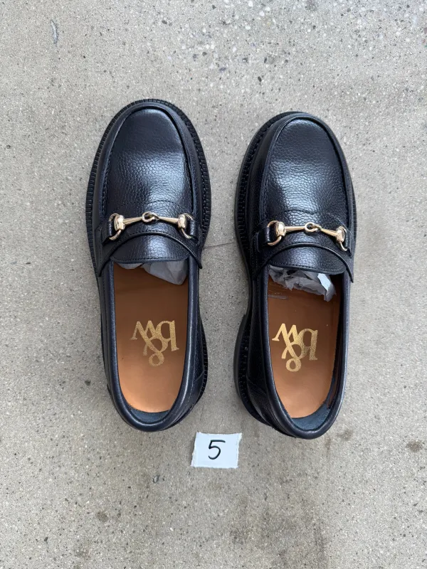 The Mason Horse Bit Loafer, Size 5 made by Blackstock & Weber