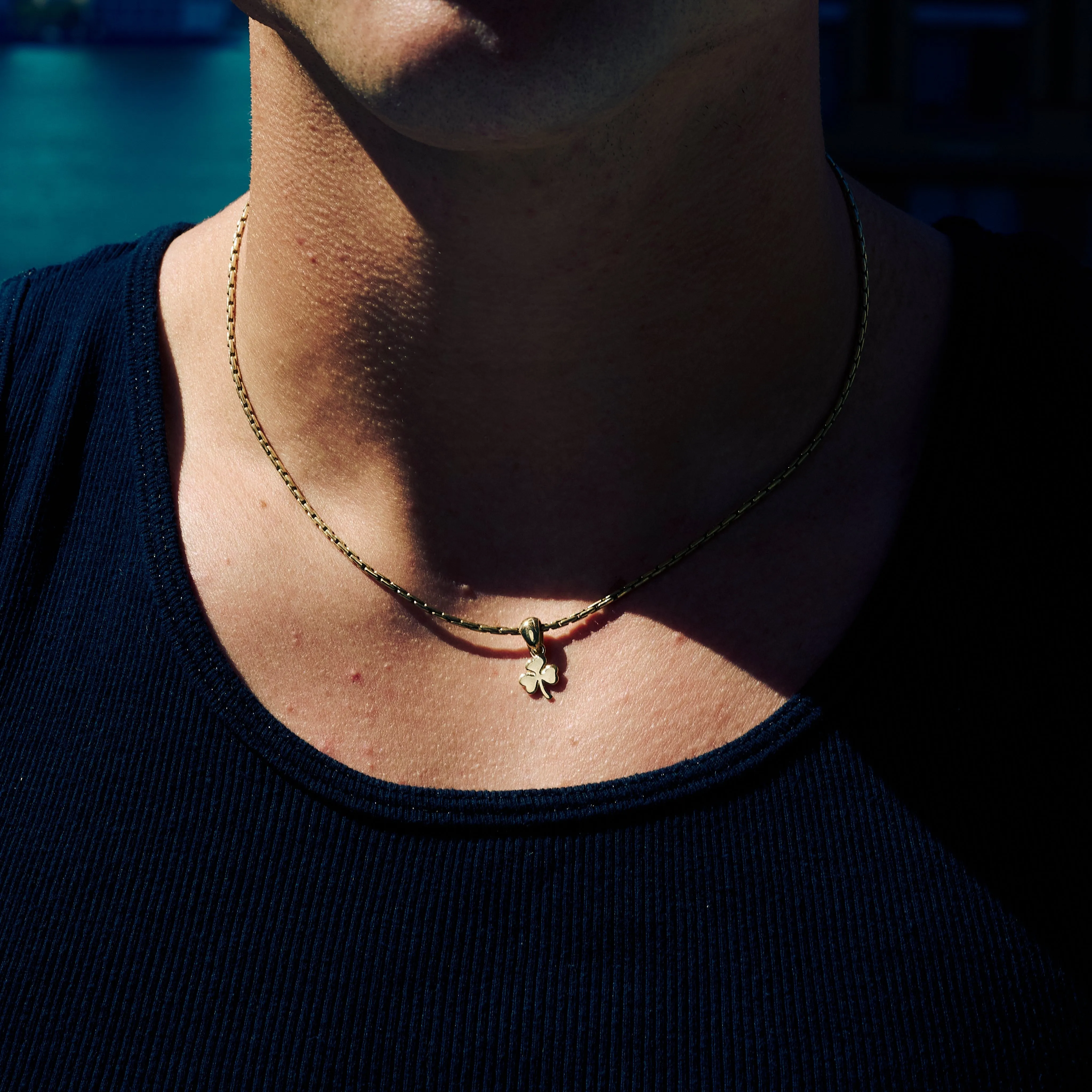 Gold Clover Pendant sold by Minted New York product image thumbnail 3