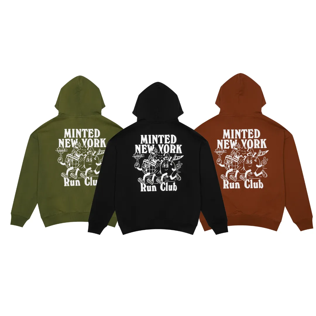 The Run Club Hoodie sold by Minted New York