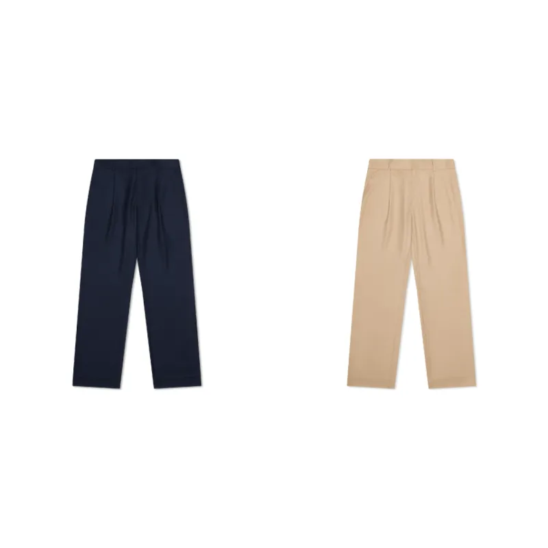 Lightweight Pleated Trousers sold by Minted New York